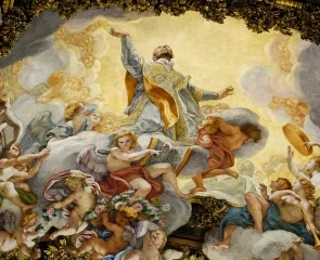 Gloire d'Ignace de Loyola - Eglise de Gésu Rome